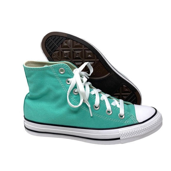 Converse Ctas High Top Women's Shoes Canvas Green Sneakers Skateboarding A03796F - Picture 8 of 11